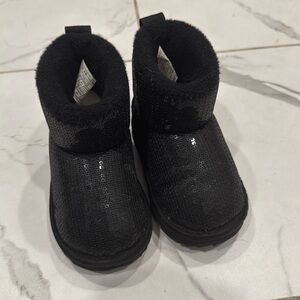 Toddler Black Sequins Uggs